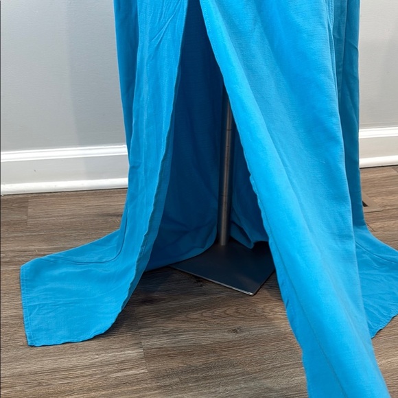 SHEIN US 2 XS Blue Maxi Dress with Cut Out and Slits - Picture 5 of 13